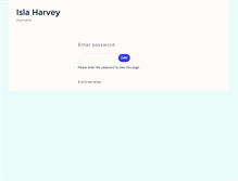 Tablet Screenshot of islaharvey.com